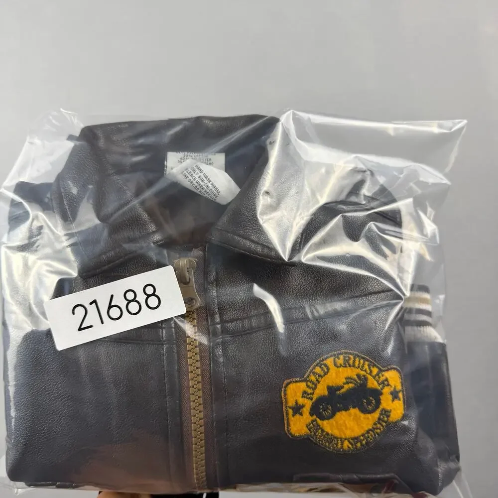Kids Harley-Davidson Style Faux Leather Moto Jacket 6/9 months